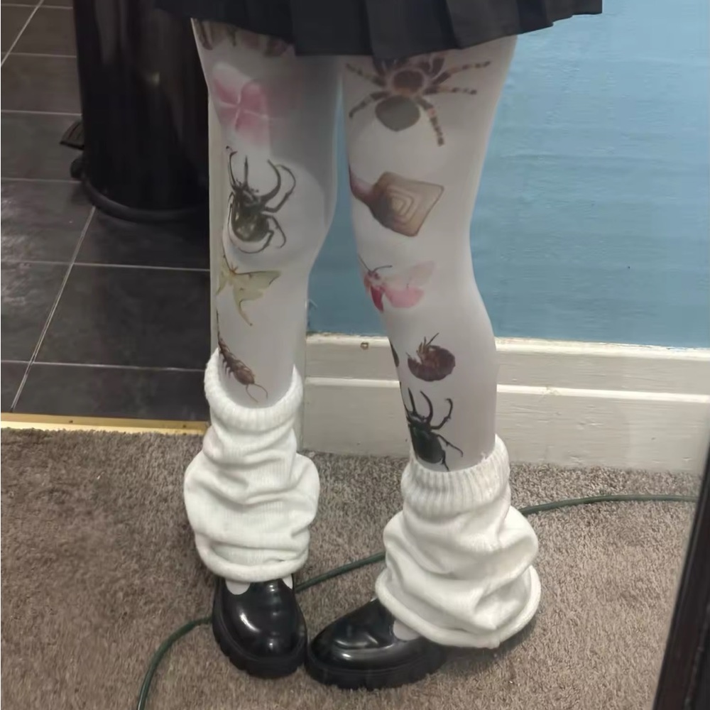 Bug Lover Weirdcore Leggings Tights Kawaii - Picture 4 of 5